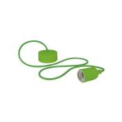 Luminaire design a suspension en cordage - vert LAMPH01GR RI14770