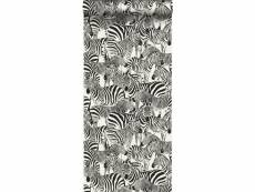 Papier peint zèbres noir et blanc - 347453 - 53 cm