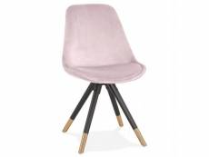 Paris prix - chaise design "adika" 83cm rose