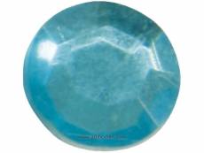 "pierres de reve x 50 turquoise d 10mm - couleur: bleu turquoise"