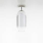 Plafonnier Gople Mini / Verre - H 35 cm - Artemide gris en verre