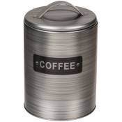 Retro - Boite à café cylindrique métallique