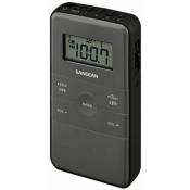 Sangean - dt-140 black pocket radio fm am batterie rechargeable