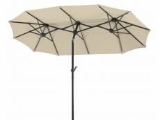 Schneider 746-02 parasol salerno rectangulaire, naturel, 300 x 150 cm 746-02