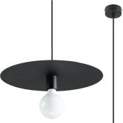 Sollux - Lampe à suspension flavio l noir: 40, b: 40, h: 120, E27, dimmable