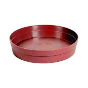 Soucoupe ronde toscane - Ø15cm - Rouge Rubis EDA Plastiques