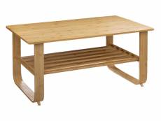 Table basse hoca grand modèle en bambou - five