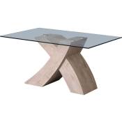 Table repas Mona 150 x 90 x 74 cm - Chêne