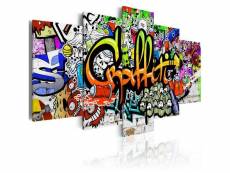Tableau artistic graffiti taille 200 x 100 cm PD8264-200-100