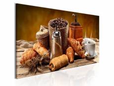 Tableau nature morte perfect morning taille 150 x 50 cm PD11858-150-50