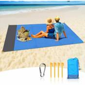 Tapis de plage portable, résistant au sable, imperméable
