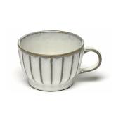 Tasse à cappuccino en grès blanche 20 cl Inku - Serax