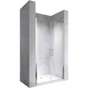 Cadentro - Porte de douche nc hauteur 185 cm - verre transparent 74-77x185 cm