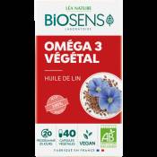 Capsule végétale Oméga 3 - Huile de lin - bio