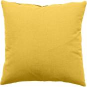 Enjoy Home - Coussin déhoussable 60 x 60 cm lola 100% coton coloris jaune