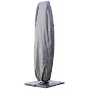 Hesperide - Housse pour parasol décentré l gris Hambo - 70 x 40 x 257 cm - Hespéride