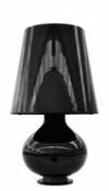 Lampe de table Fontana Medium / H 53 cm - Verre - Fontana Arte noir en verre