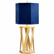 Lampe de table lampe d'appoint lampe de salon acier laiton h 87 cm