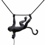 Lampe Monkey Swing / Outdoor - L 60 cm - Seletti noir