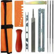 Linghhang - Set d'outils d'affûtage pour tronçonneuse