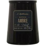 Linnea - Bougie parfumée alchimiste - Ambre Noir