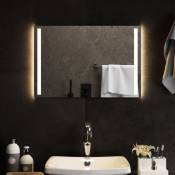 Miroir de salle de bain à led 60x40 cm