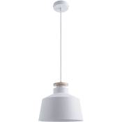 Paco Home - Suspension Lampe Salle à Manger Cuisine Lampe De Table à Manger Scandinave E27 Design u, Bois blanc