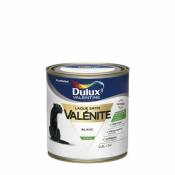 Peinture laque pour boiseries Valénite Dulux Valentine satin blanc 0 5L