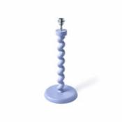 Pied de lampe Twister / H 65 cm - Fonte aluminium / Abat-jour non inclus - Pols Potten bleu en métal