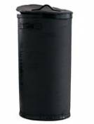 Poubelle / Panier en caoutchouc - Ø 32 x H 60 cm - Opinion Ciatti noir en plastique