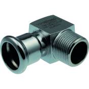 Raccord équerre - FM Ø 15 mm - 3/8' - Xpress Carbone - Aalberts integrated piping systems