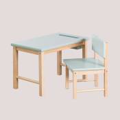 Sklum - Ensemble table et chaises en bois Dakota Kids