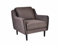 Soft - fauteuil confortable en velours gris