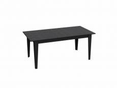 Subleem table 180 cm lestina couleur marbre noir