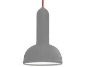 Suspension Torch Light Round / Small - Ø 15 cm - Established & Sons gris en plastique