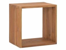 Table de chevet 40x30x40 cm bois de teck solide