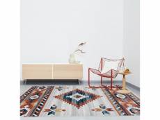 Tapis berbère style 150x220 solga d multicolore oeko tex idéal pour la chambre