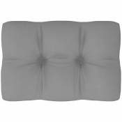 Vidaxl - Coussin de canapé palette Gris 60x40x10 cm