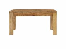 Vidaxl table basse 80x80x40 cm bois de manguier massif 246701