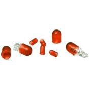 Adnauto - 8 caches ampoules - T5 T10 - Rouge - Rouge