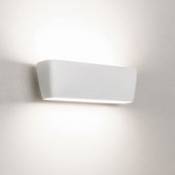 Applique Flaca LED / Aluminium - L 28 cm - Nemo blanc