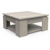 Calicosy - Table Basse Carrée L80x80 cm - Ségur -