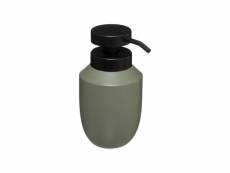 Distributeur de savon ou lotion en résine vert kaki