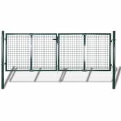 Fimei - Portail de clôture Acier 306x175 cm Vert