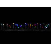 Guirlande extérieure programmable - Électrique - 48 LED multicolore