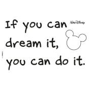 Komar - Stickers citation Walt Disney -You Can Do it-
