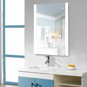Miroir de salle de bain anti-buée épaisseur 4 mm -blanc froid - 7050CM - Blanc froid