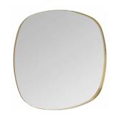 Miroir en laiton doré 70 x 70 cm Dobbles - Versmissen