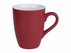 Mug rouge - 320 ml - lot de 6
