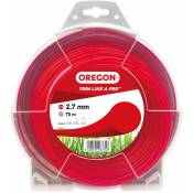 Oregon - Fil de coupe Coloured Line Rouge, épaisseur